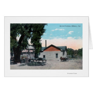 Cartão Visão Exterior de Jacinto CreameryWillows, CA