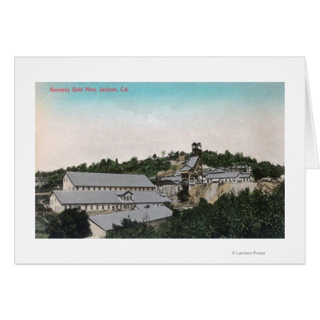 Cartão Visão Exterior de Kennedy Dourado MineJackson, CA (Frente Horizontal)
