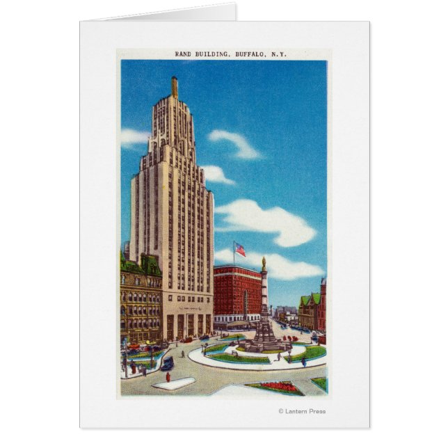 Cartão Visão Exterior do Edifício Rand (Frente)