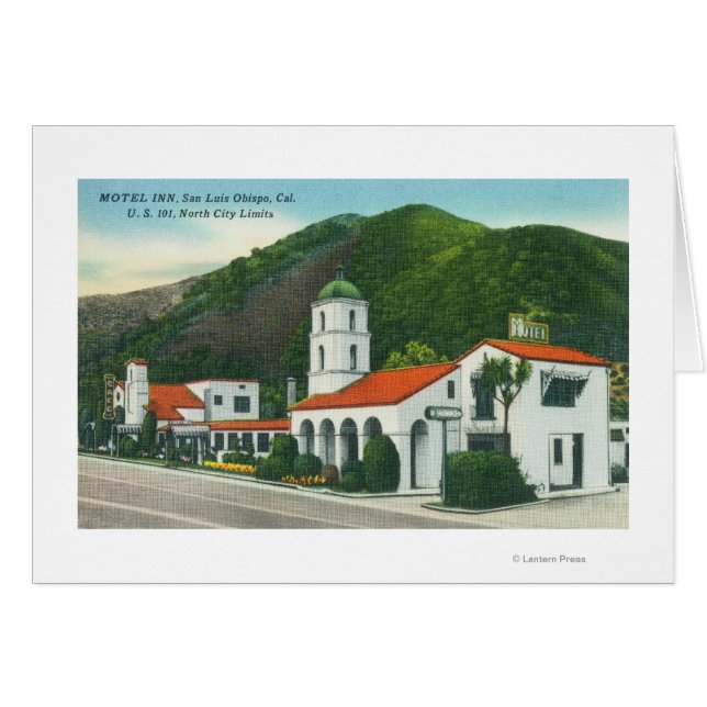 Cartão Visão Exterior do Motel Inn (Frente Horizontal)