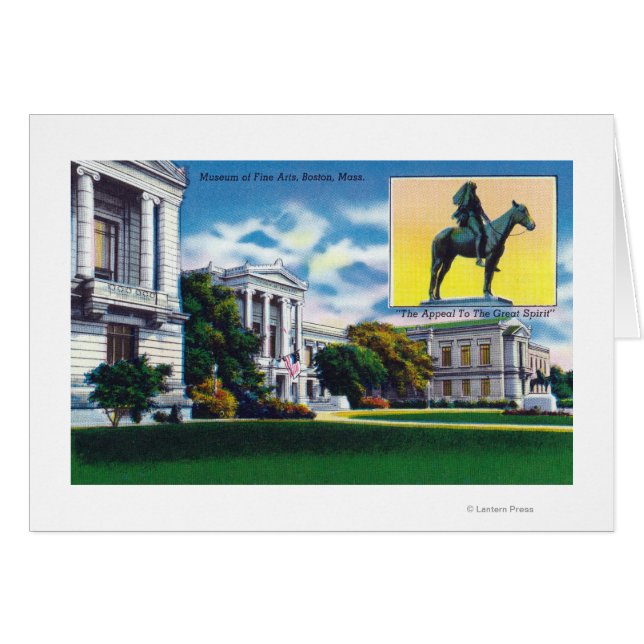 Cartão Visão Exterior do Museu de Belas Artes (Frente Horizontal)