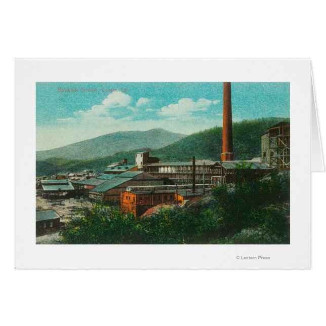 Cartão Visão Exterior do Smelter Balaktala (Frente Horizontal)