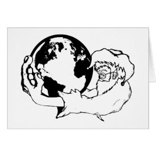 Cartão visão macaco