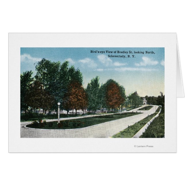 Cartão Visão norte da Rua Bradley (Frente Horizontal)