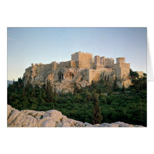 Cartão Visão panorâmica da Acrópole