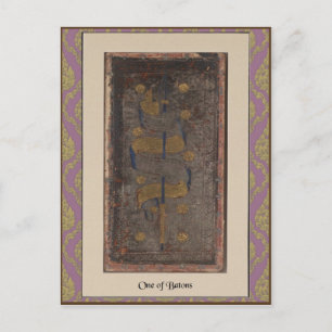 Cartão Visconti Tarot Deck 1 - cerca de 1428-1447