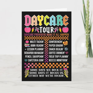 Cartão Visita ao Abcd Daycare Professor Trabalhador Ck Pa