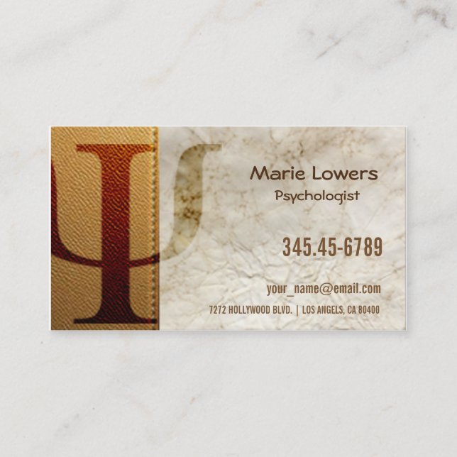 cartão visita psicóloga (Frente)