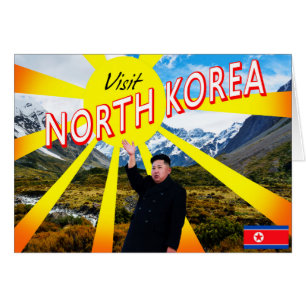 Cartão Visite a Coreia do Norte