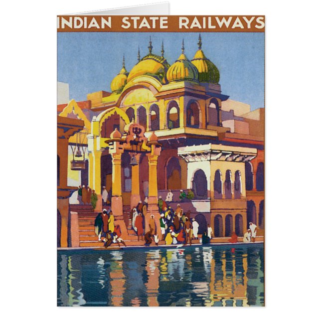 Cartão Visite Índia ~ Muttra (Frente)