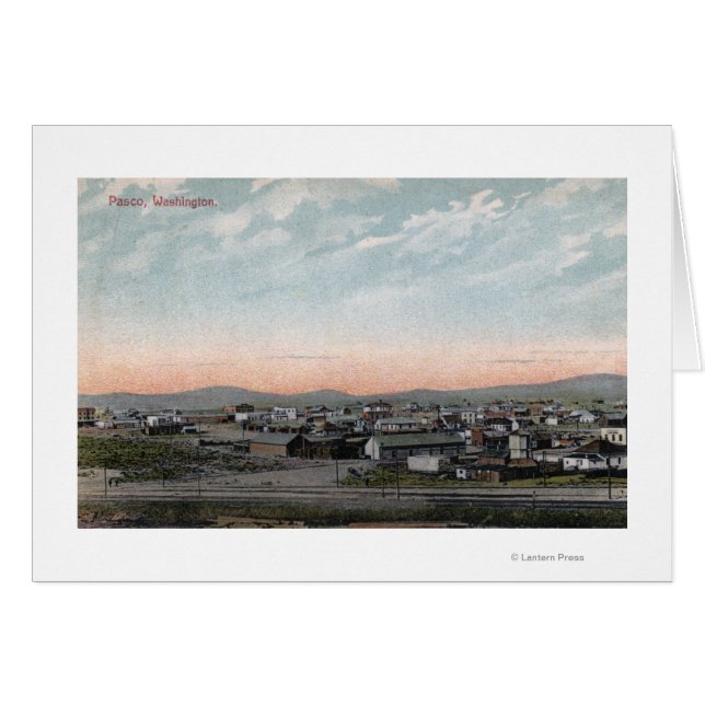 Cartão Vista aérea da cidade 4 (Frente Horizontal)