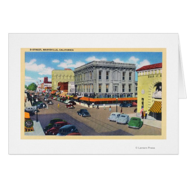 Cartão Vista aérea da rua D (Frente Horizontal)