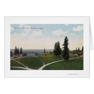 Cartão Vista aérea das barragens de Vancouver