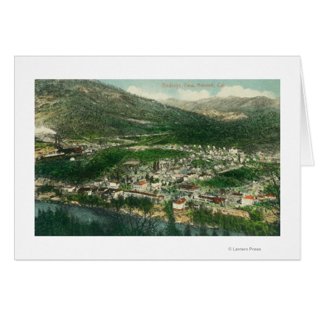 Cartão Vista aérea do CityKennett, CA (Frente Horizontal)