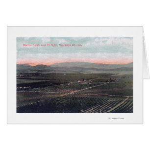 Cartão Vista aérea do rancho Boston em San Diego