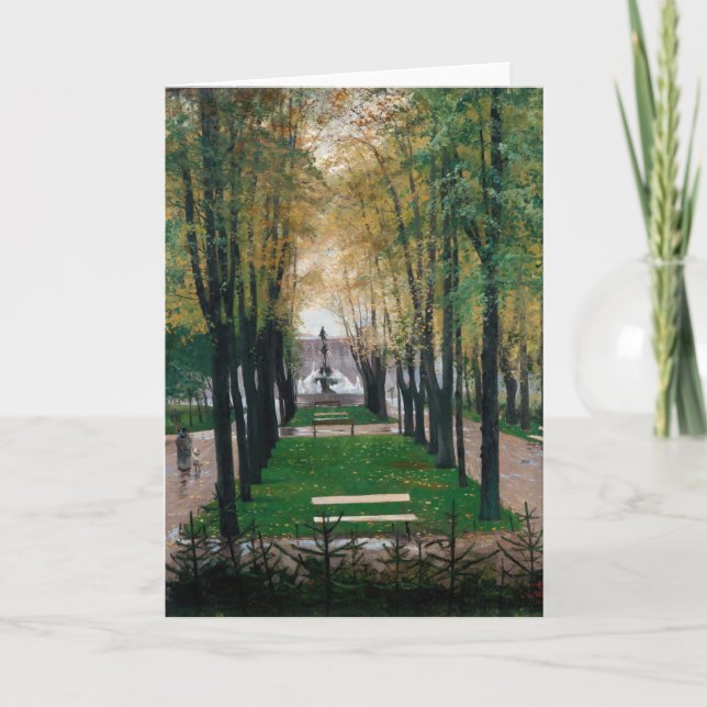 Cartão Vista da Galeria Fürstenberg | Hugo Birger (Frente)