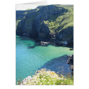 Cartão Vista da ilha, Irlanda do Norte