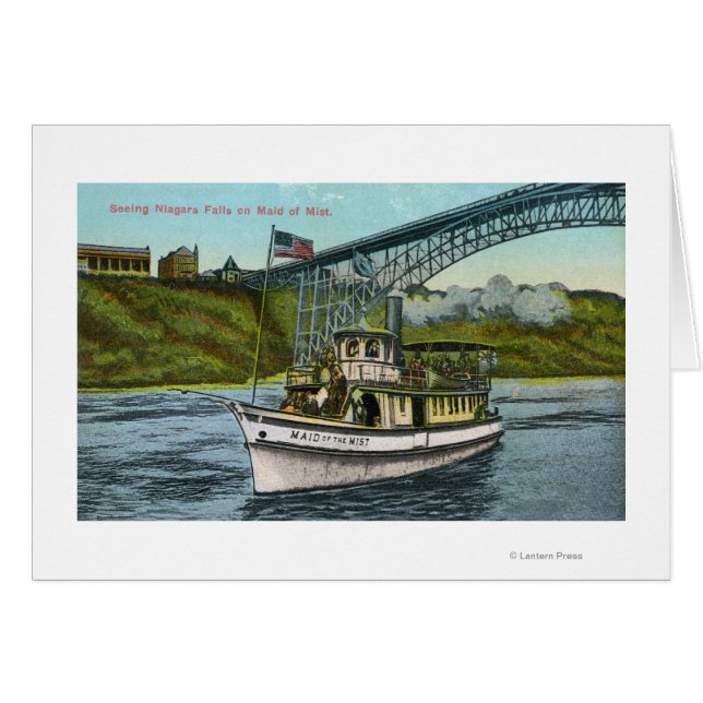 Cartão Vista da Maid do Barco Mist 2 (Frente Horizontal)