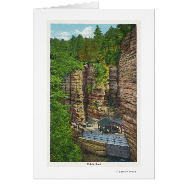 Cartão Vista da Mesa Rock (Frente)