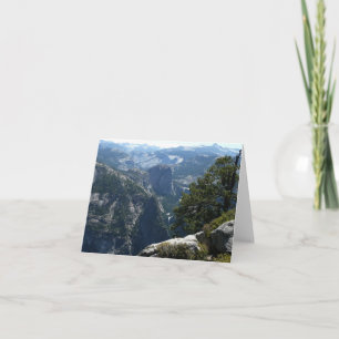 Cartão Vista da Montanha Yosemite no Parque Nacional de Y
