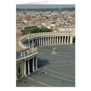 Cartão Vista da praça