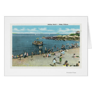 Cartão Vista da praia dos salgueiros de Salem