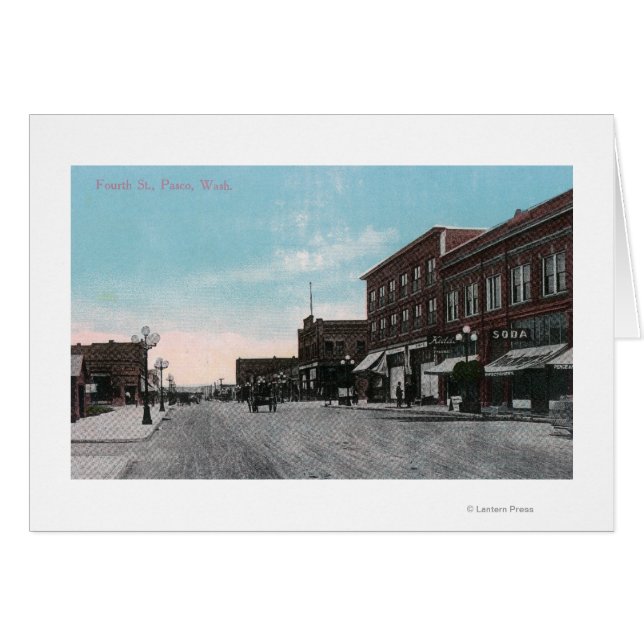 Cartão Vista da Quarta Rua (Frente Horizontal)