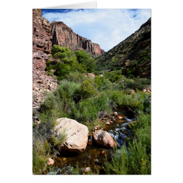 Cartão Vista da Trilha do Kaibab do Norte (Frente)