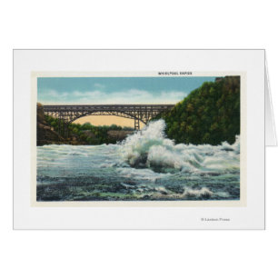 Cartão Vista da Whirlpool Rapids Bridge and Whirlpool