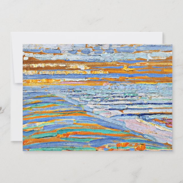 Cartão Vista das Dunas com Praia e Cais (Frente)