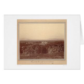 Cartão Vista das terras da universidade em Berkeley