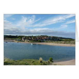 Cartão "Vista de Alnmouth de Hill"