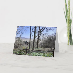 Cartão Vista de Baía de Morecambe