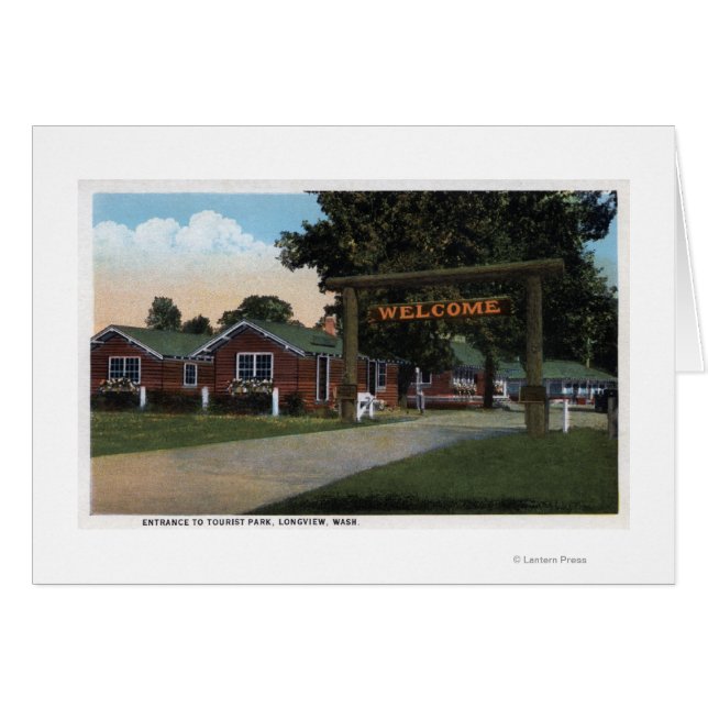 Cartão Vista de Entrada do Parque Turístico (Frente Horizontal)