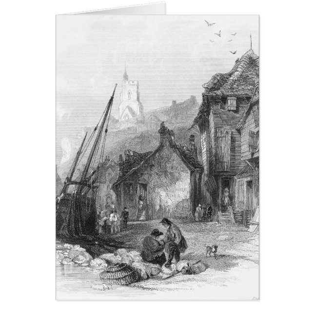 Cartão Vista de Folkestone (Frente)