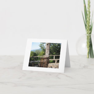 Cartão Vista de montanha