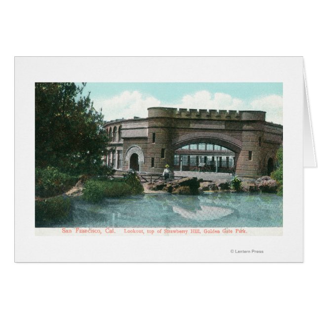 Cartão Vista de Pesquisa de Morro de Morango do Parque de (Frente Horizontal)