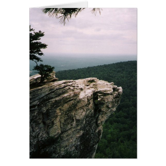 Cartão vista de rock pendente (Frente)
