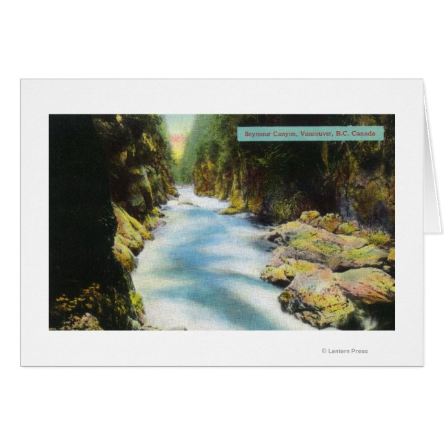 Cartão Vista de Seymour Canyon (Frente Horizontal)
