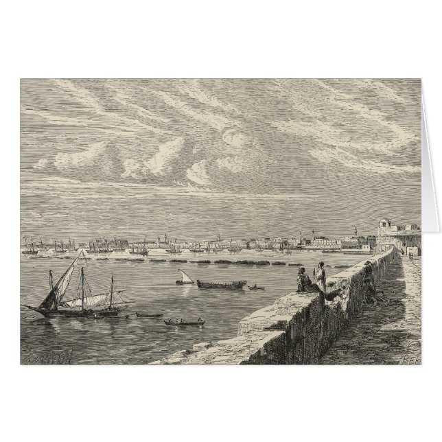 Cartão Vista de Trípoli (Frente Horizontal)