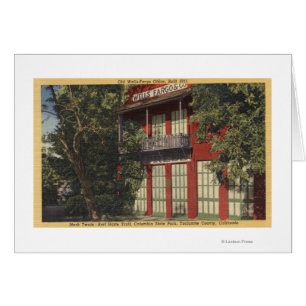 Cartão Vista do antigo Wells-Fargo Office (1855)