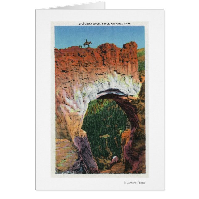 Cartão Vista do arco vitoriano (Frente)