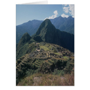 Cartão Vista do cidadão em Machu Picchu