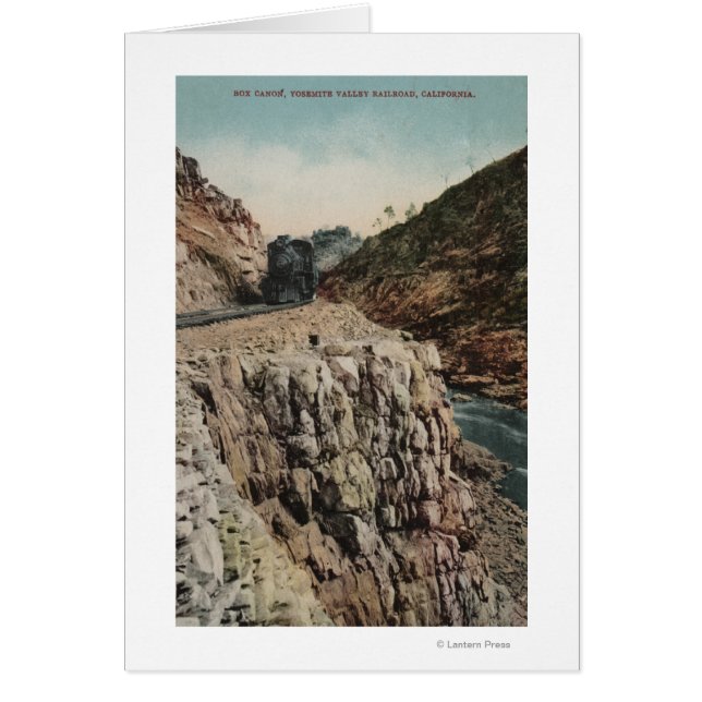 Cartão Vista do comboio de caixas canônicas (Frente)