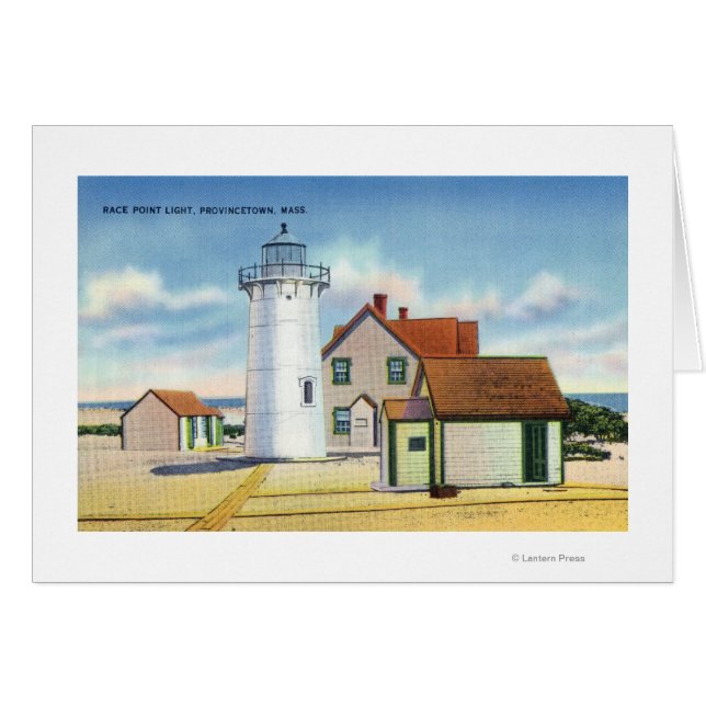 Cartão Vista do farol de ponto de corrida (Frente Horizontal)