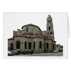 Cartão Vista do fogo da igreja (foto)