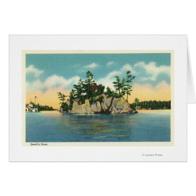 Cartão Vista do Forno do Diabo (Frente Horizontal)