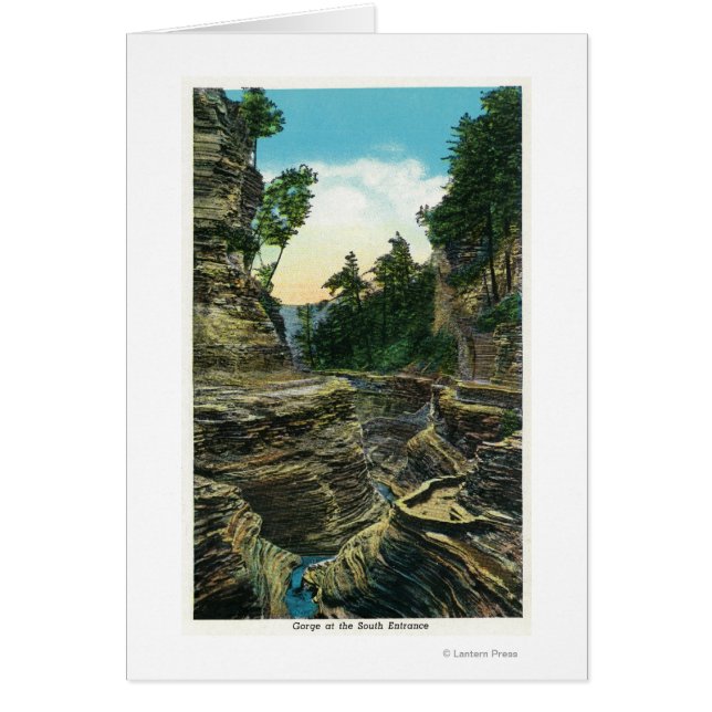 Cartão Vista do Gargalo da Entrada do Sul (Frente)