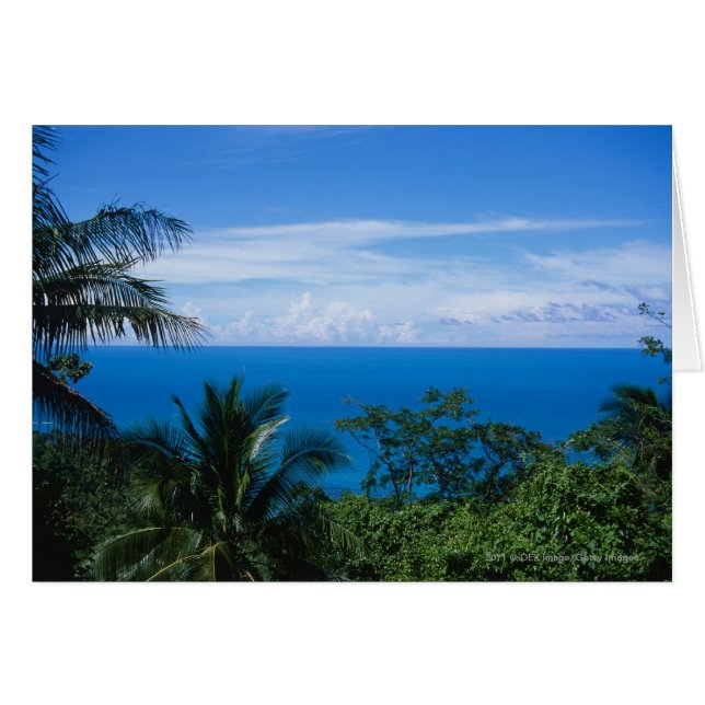 Cartão Vista do oceano (Frente Horizontal)