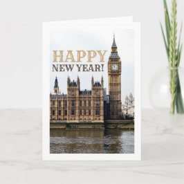 Cartão Vista do Palácio de Westminster, Londres, Inglater